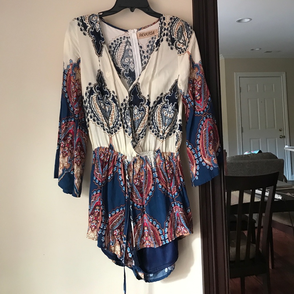 reverse romper jumpsuit